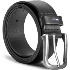 Pasek Męski TOMMY JEANS - Tjm Painted Flag Loop 4.0 AM0AM03292 95 002. Czarne paski męskie Tommy Jeans, w paski, z jeansu. W wyprzedaży za 139,00 zł.