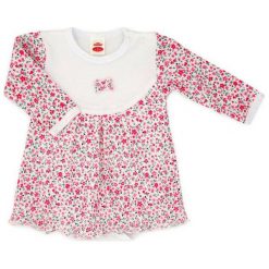 Makoma Body Dziewczęce Z Sukienką Flower 86 Biały/Różowy. Różowe body niemowlęce Makoma, bez wzorów, z długim rękawem. Za 35,00 zł.