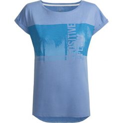 T-shirt damski TSD612 - niebieski - Outhorn. Niebieskie t-shirty damskie marki Outhorn, z poliesteru. W wyprzedaży za 24,99 zł.