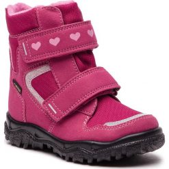 Śniegowce SUPERFIT - GORE-TEX 3-09045-50 S Rot/Rosa. Różowe śniegowce dziewczęce Superfit, bez zapięcia. W wyprzedaży za 239,00 zł.