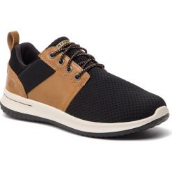 Półbuty SKECHERS - Brant 65642/BRBK Brown/Black. Pomarańczowe półbuty męskie Skechers, na co dzień, bez wzorów, ze skóry, klasyczne, bez zapięcia. Za 299,99 zł.