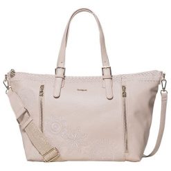 Desigual Torba Bols Dark Amber Vero Na Cream 19Saxpc9 1011. Żółte torebki klasyczne damskie marki Desigual, bez wzorów, bez dodatków. Za 369,00 zł.