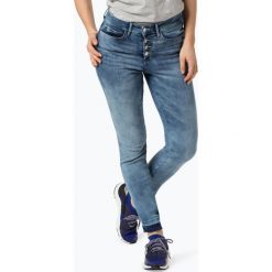 Spodnie z wysokim stanem: Guess Jeans – Jeansy damskie, niebieski