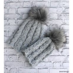 Czapka warkocz. Czapki damskie Pakamera, bez wzorów. Za 75,00 zł.