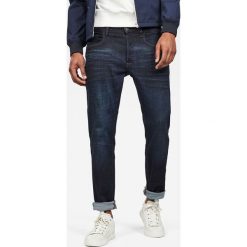G-Star Raw - Jeansy 3301. Niebieskie jeansy męskie G-Star RAW, bez wzorów, retro. W wyprzedaży za 259,90 zł.