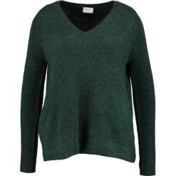 Swetry klasyczne damskie: Vila VICANT Sweter dark green