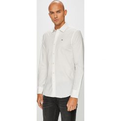 Tommy Jeans - Koszula. Szare koszule męskie jeansowe Tommy Jeans, l, z klasycznym kołnierzykiem, z długim rękawem. Za 269,90 zł.