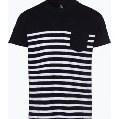 Andrew James Sailing - T-shirt męski, niebieski. Niebieskie t-shirty męskie Andrew James Sailing, s, w paski, z bawełny, bez kołnierzyka. Za 79,95 zł.