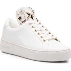 Sneakersy MICHAEL MICHAEL KORS - Mindy Lace Up 43R9MNFS6L Optic White. Białe półbuty damskie MICHAEL Michael Kors, ze skóry ekologicznej. W wyprzedaży za 449,00 zł.
