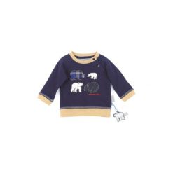 Sigikid Boys Bluzka peacoat - niebieski - Gr.Moda (6 - 24 miesięcy ). Niebieskie bluzy niemowlęce marki SIGIKID, z bawełny, z długim rękawem, długie. Za 125,00 zł.