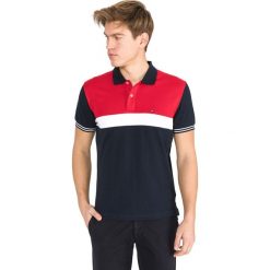 Tommy Hilfiger Polo Koszulka Niebieski Czerwony. Czerwone podkoszulki męskie l, z bawełny. Za 428,95 zł.