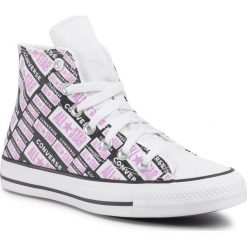 Trampki CONVERSE - Ctas Hi 167084C White/Multi/Black. Białe trampki i tenisówki damskie Converse, bez wzorów, z gumy, bez zapięcia. W wyprzedaży za 269,00 zł.