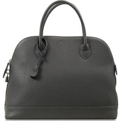 Torebki klasyczne damskie: Skórzana torebka „Julianna” w kolorze antracytowym – 40 x 16 x 30 cm