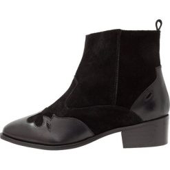 Botki damskie lity: River Island Wide Fit Botki kowbojki i motocyklowe black