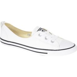 Converse Chuck Taylor All Star Ballet Lace C547167C trampki damskie białe 37. Białe trampki i tenisówki damskie Converse, bez wzorów, z jeansu, bez zapięcia. W wyprzedaży za 199,99 zł.