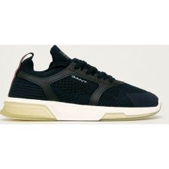 Gant - Buty Hightown. Niebieskie sneakersy męskie GANT, z gumy, na sznurówki. Za 439,90 zł.