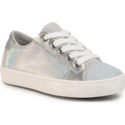 Trampki GEOX - J Gisli G. A J024NA 0NFBC C0434 M Silver/White. Szare trampki dziewczęce Geox, z gumy, na sznurówki. Za 179,00 zł.