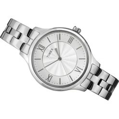 Zegarek Timex Damski TW2R28200 Peyton Classic srebrny. Szare zegarki damskie Timex, srebrne. Za 322,99 zł.
