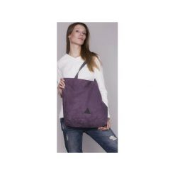 Torebki klasyczne damskie: fioletowa torba basic