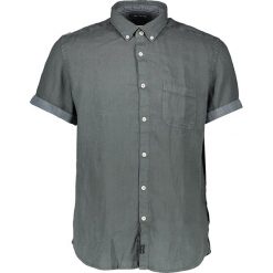 Koszula w kolorze khaki. Brązowe koszule męskie Marc O'Polo, xl, bez wzorów, ze lnu, button down, bez rękawów. W wyprzedaży za 175,95 zł.