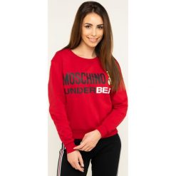 Bluza Moschino Underwear & Swim A1709 9026. Szare bluzy damskie Moschino Underwear & Swim, s, bez wzorów, z bawełny, bez rękawów, bez kaptura. W wyprzedaży za 389,00 zł.