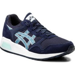 Sneakersy ASICS - Lyte-Trainer H8K2L Peacoat/Provincial Blue 5842. Niebieskie sneakersy damskie Asics, ze skóry. W wyprzedaży za 249,00 zł.
