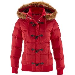 Budrysówka bonprix ciemnoczerwony. Czerwone kurtki damskie zimowe marki bonprix. Za 139,99 zł.