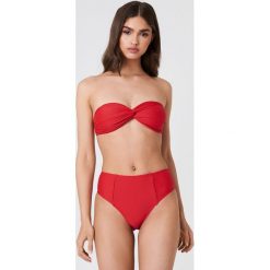 Stroje dwuczęściowe damskie: NA-KD Swimwear Dół bikini z wysokim stanem – Red