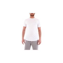 T-shirty z krótkim rękawem Sun68 T19150. Białe t-shirty męskie SUN68, s, bez wzorów, bez kołnierzyka, krótkie. Za 177,63 zł.