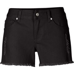 Szorty bonprix czarny. Czarne szorty damskie bonprix. Za 79,99 zł.