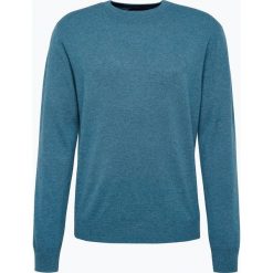 Andrew James - Sweter męski z czystego kaszmiru, niebieski. Niebieskie swetry męskie marki Andrew James, m, bez wzorów, z kaszmiru, bez kołnierzyka, bez kaptura. Za 549,95 zł.