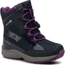 Śniegowce GEOX - J N.Alaska G.B Wpf B J848BB 050HH C4269 S Navy/Purple. Niebieskie śniegowce dziewczęce Geox, bez zapięcia. Za 329,00 zł.
