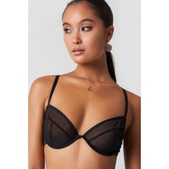Ow Intimates Biustonosz Xandra - Black. Czarne biustonosze marki Ow Intimates, z haftami. Za 242,95 zł.