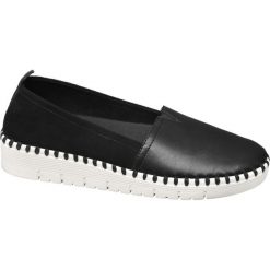 Lordsy damskie Easy Street czarne. Czarne lordsy damskie Easy Street, z gumy, bez obcasa, na obcasie. Za 99,90 zł.