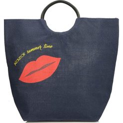 Torebki klasyczne damskie: Torebka w kolorze granatowym – (S)55 x (W)44 x (G)23 cm
