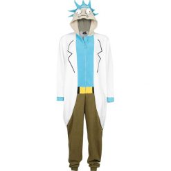 Rick And Morty Rick Kombinezon wielokolorowy. Szare kombinezony z printem Rick And Morty, xl, długie. Za 244,90 zł.