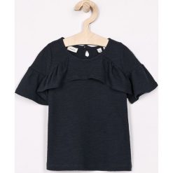 Name it - Top dziecięcy 80-110 cm. Czarne topy damskie marki Name it, z bawełny, z okrągłym kołnierzem. Za 69,90 zł.