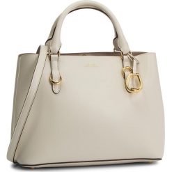Torebka LAUREN RALPH LAUREN - Bennington 431693831011 Vanilla/Porcini. Białe torebki klasyczne damskie marki Lauren Ralph Lauren, ze skóry, zdobione. Za 1299,00 zł.