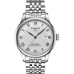 TISSOT RABAT ZEGAREK Le Locle Powermatic 80 T006.407.11.033.00. Szare zegarki męskie TISSOT, srebrne. W wyprzedaży za 2156,00 zł.