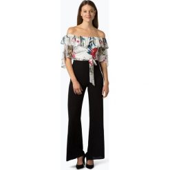 Lipsy - Kombinezon damski, czarny. Czarne kombinezony damskie Lipsy, w kwiaty, bez kołnierzyka, bez rękawów. Za 429,95 zł.