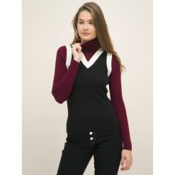 Golf TOMMY HILFIGER ZENDAYA Roll Neck WW0WW25501. Swetry damskie TOMMY HILFIGER, bez wzorów, bez rękawów, bez kaptura. W wyprzedaży za 349,00 zł.