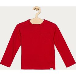 GAP - Longsleeve dziecięcy 74-110 cm. Niebieskie t-shirty chłopięce GAP, bez wzorów, z bawełny, z długim rękawem. Za 69,90 zł.