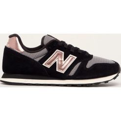 New Balance - Buty WL373JLA. Czarne buty sportowe damskie New Balance, bez wzorów, ze skóry, sportowe. Za 299,90 zł.