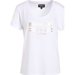 T-shirty damskie: Barbour International™ LEADER TEE Tshirt z nadrukiem white/gold