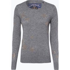 Superdry - Sweter damski, szary. Szare swetry damskie Superdry, s, bez wzorów, bez rękawów, bez kaptura. Za 229,95 zł.