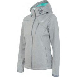 Kurtki sportowe damskie: 4f Kurtka softshell damska H4L18-SFD002 szara r. S