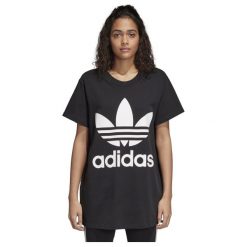KOSZULKA ADIDAS ORIGINALS BIG LOGO CE2436. Czarne koszulki damskie marki Adidas, bez wzorów, bez kołnierzyka. Za 129,00 zł.