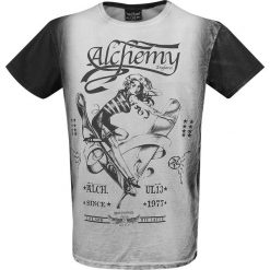 Alchemy England Kutie Kut Throat T-Shirt czarny/szary. Szare koszulki męskie marki Alchemy England, xl, bez wzorów, bez kołnierzyka, bez rękawów. Za 144,90 zł.