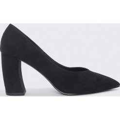 Czółenka: NA-KD Shoes Czółenka na zaookrąglonym obcasie – Black