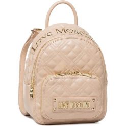 Plecak LOVE MOSCHINO - JC4009PP1ALA0107 Naturale. Brązowe plecaki damskie eleganckie. Za 839,00 zł.
